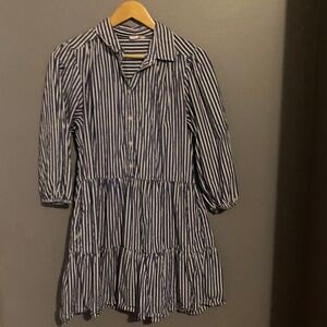 Striped mini dress